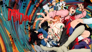 Dandadan Anime Action Scene Wallpaper