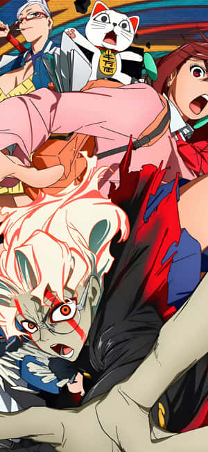 Dandadan Anime Action Scene Wallpaper