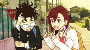 Dandadan Anime Characters Wallpaper