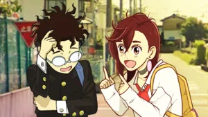 Dandadan Anime Characters Wallpaper