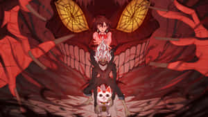 Dandadan Anime Intense Battle Wallpaper