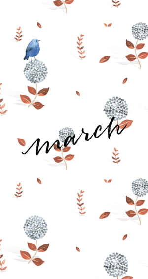 Dandelion Pattern Cute March Wallpaper