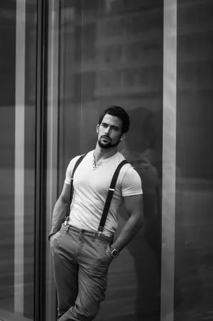 Dandy Man Portrait Wallpaper