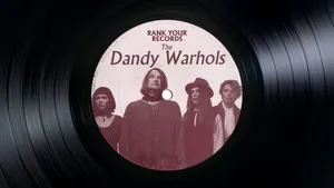 Dandy Warhols Vinyl Record Wallpaper