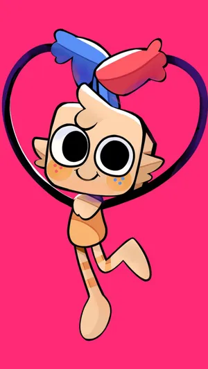 Dandys World Character Pose Wallpaper