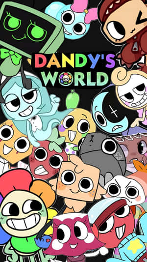 Dandys World Characters Wallpaper