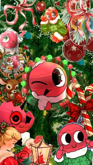 Dandys World Christmas Magic Wallpaper