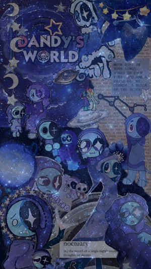 Dandys World Cosmic Adventure Wallpaper