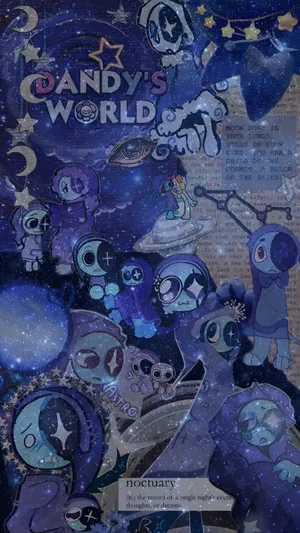 Dandys World Cosmic Adventure Wallpaper