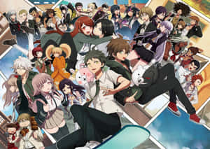 Danganronpa Characters Collage Wallpaper