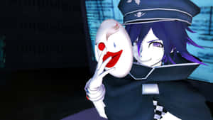 Danganronpa V3 Kokichi Ouma With Clown Mask Wallpaper