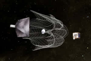 Danger From Above: Space Debris In Earth's Orbit Wallpaper
