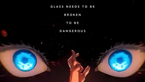 Dangerous Anime Eye Quote Wallpaper