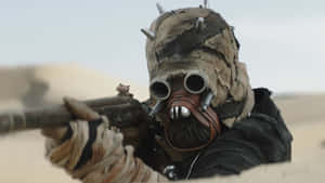 Dangerous Tusken Raiders Protecting Their Homeland Wallpaper