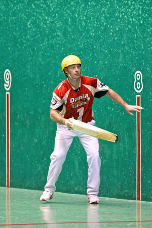 Dania Beach Jai Alai Player Wallpaper