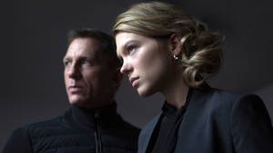 Daniel Craig With Madeleine Swann Wallpaper