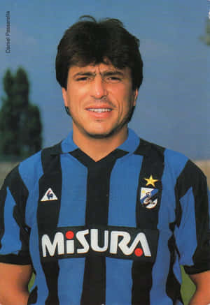 Daniel Passarella Inter Milan Football Jersey Wallpaper