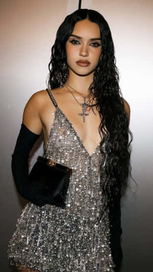 Daniela Katseye Glamorous Look Wallpaper