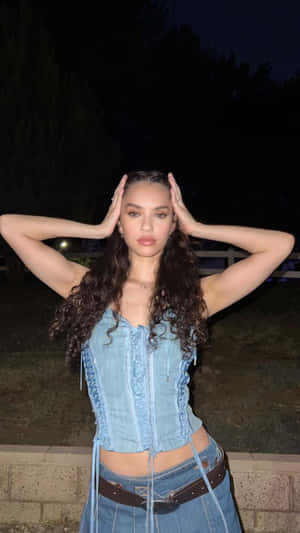 Daniela Katseye Night Style Wallpaper