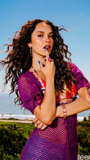 Daniela Katseye Summer Style Wallpaper