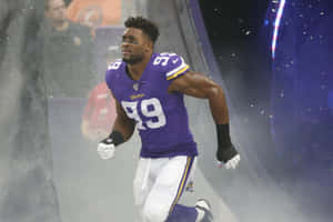 Danielle Hunter Football Player Digital Art Wallpaper