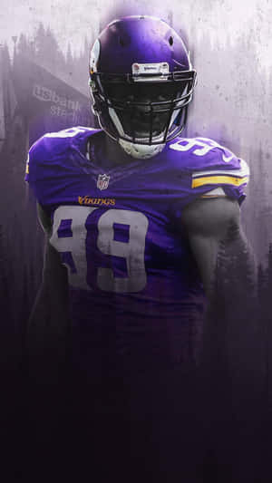 Danielle Hunter Minnesota Vikings Fanart Wallpaper