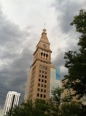 Daniels & Fisher Tower In Denver Wallpaper