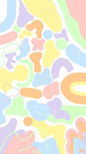 Danish Pastel Abstract Artwork Wallpaper