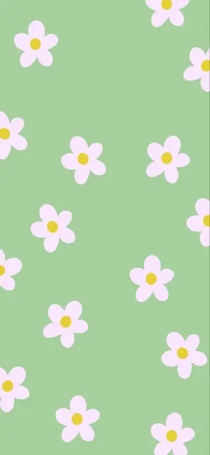 Danish Pastel Floral Pattern Wallpaper
