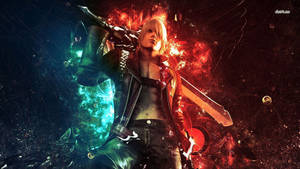 Dante Continues To Fight The Devil, Looking Stronger Than Ever In This Devil May Cry Fan Art. Wallpaper