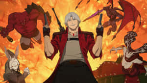 Dante Devil May Cry Action Wallpaper