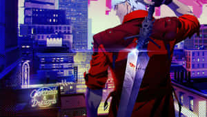 Dante Devil May Cry Cityscape Wallpaper