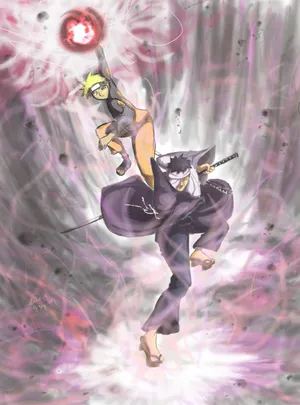 Danzo Shimura: Intimidating Stance Wallpaper