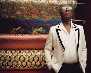 Dapper Dan And His Iconic Textiles Wallpaper