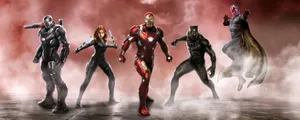 Dare To Be A Hero With The New Avengers Dual Screen! Wallpaper
