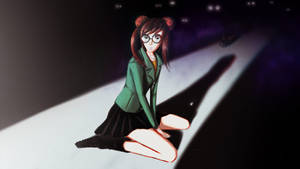 Daria Contemplating In A Dark Room Wallpaper