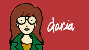 Daria Red Poster Wallpaper