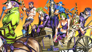 Daring And Charming - Joseph Joestar In Action! Wallpaper