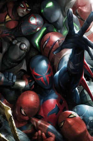 Daring Spider-man 2099 Ready For Action Wallpaper