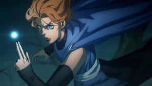 Daring Sypha Belnades In Combat - Castlevania Game Series Wallpaper