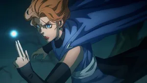 Daring Sypha Belnades In Combat - Castlevania Game Series Wallpaper