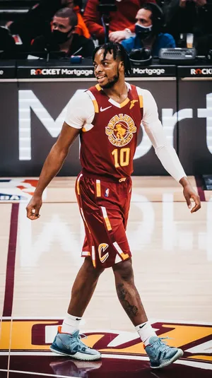 Darius Garland Court Smile Wallpaper