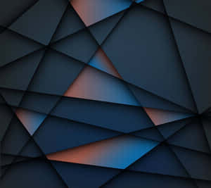 Dark Abstract Polygon Background Wallpaper