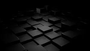Dark Abstract3 D Squares Wallpaper