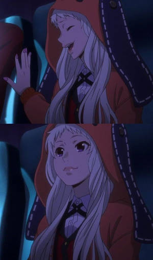 Dark Aesthetic Kakegurui Runa Collage Wallpaper