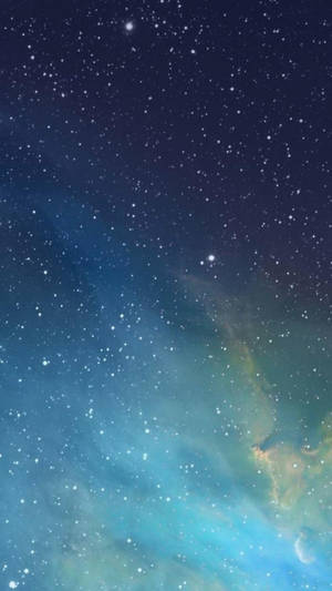 Dark And Light Blue Starry Sky Ios 7 Wallpaper