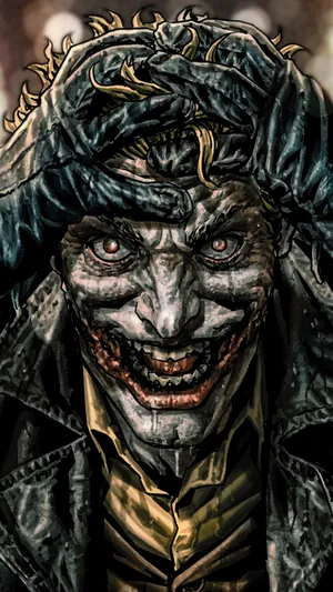 Dark And Mysterious Batman Damned Illustration Wallpaper