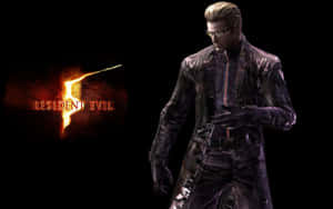 Dark And Mysterious Portrait Of Albert Wesker Wallpaper