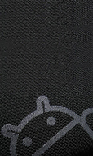 Dark Android Logo Minimalist Portrait Wallpaper