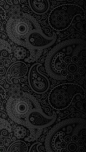 Dark Android Paisley Pattern Wallpaper